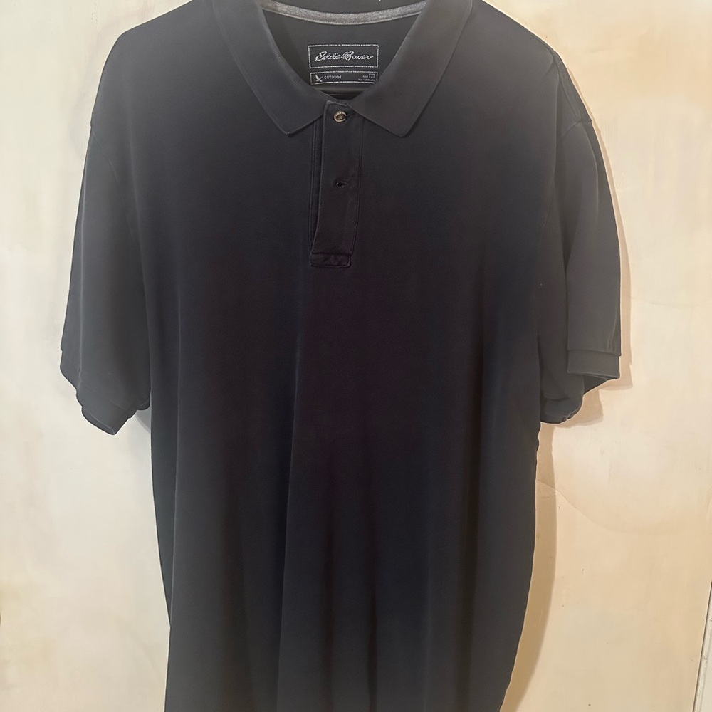 Eddie Bauer TXL Black Polo Shirt